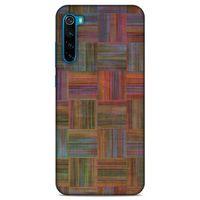 Lopard Xiaomi Redmi Note 8T Uyumlu Kılıf Wood'X (48) Bumper Kılıf Desenli