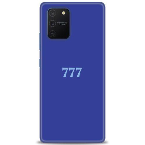 Samsung Galaxy A91 / S10 Lite Kılıf HD Baskılı Kılıf - 777 + Tam Ekran Koruyucu