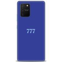 Samsung Galaxy A91 / S10 Lite Kılıf HD Baskılı Kılıf - 777 + Tam Ekran Koruyucu