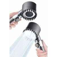 Yeni Nesil Duş Başlığı Paslanmaz Çelik Masaj Etkili Ergonomik Tasarım Su Basınçlı