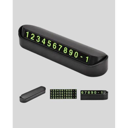Gri Alüminyum Araç İçi Telefon Numaratörü – Dayanıklı, Modern Ve Net Görünürlük Sağlayan Tasarım