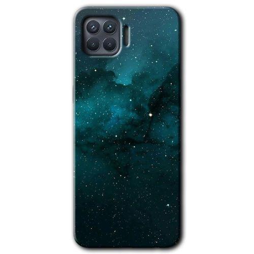Oppo Reno 4 Lite Kılıf Baskılı Arka Kapak - Yıldızlararası +Tam Ekran Koruyucu