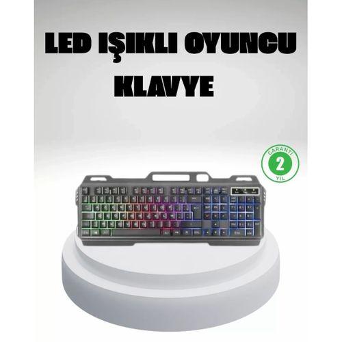 Rgb Işıklı  Klavye Mouse Seti – Türkçe Q, Ayarlanabilir Dpı, Ergonomik Ve Dayanıklı Tasarım