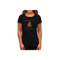 Gojira Saturate Siyah Kadın Tişört