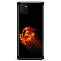 Lopard Huawei Y5P Uyumlu Kılıf FireX (30) Silicone Case Ateş Kartal
