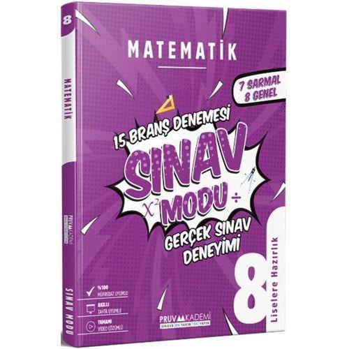 8. Sınıf Matematik Branş Denemesi Pruva Akademi