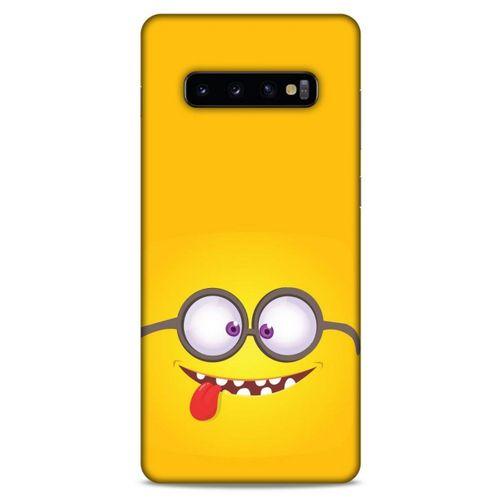 Emojix (86) Samsung Galaxy S10 Plus Kılıf Silikon Kapak Desenli