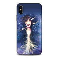 Y.Liva-2021 Özel Seri Deniz Kızı Apple iPhone XS Kılıf Silikon Kapak