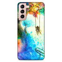 Lopard Samsung Galaxy S21 Uyumlu Kılıf Manipülasyon ☻ (47) Crystal Flex Kılıf Baskılı