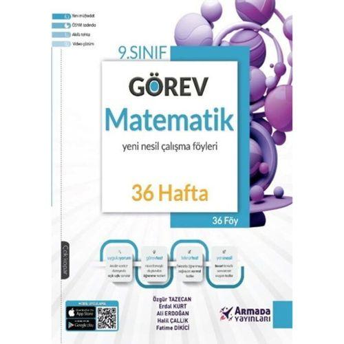 9. Sınıf Matematik Görev Yeni Nesil 36 Hafta Çalışma Föyleri Armada Yayınları