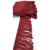 FdayAksesuar Bordo Saçak Şerit Püskül 1 Metre En 8 Cm
