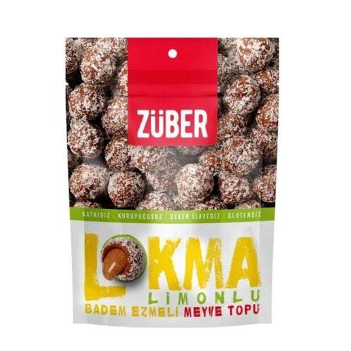 Züber Züber Lokma Meyve Topu 96 Gr Limonlu Badem Ezmeli