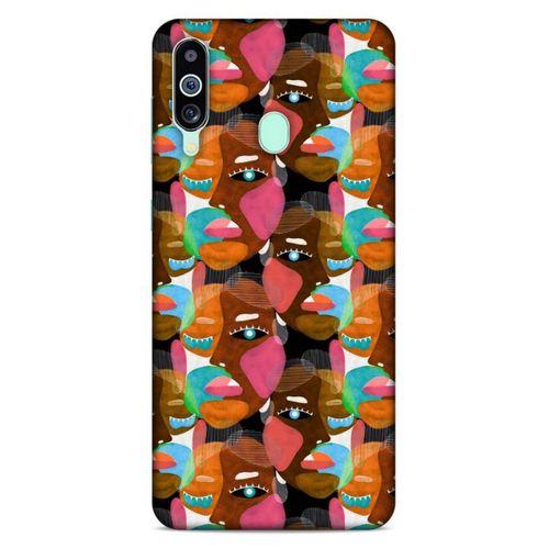 Lopard Samsung Galaxy M40 Uyumlu Kılıf Sürreal Yüzler ♀ (7) Telefon Kılıfı Baskılı