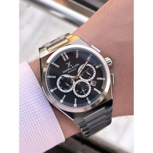 Daniel Klein Erkek Kol Saati 30 Metre Suya Dayanıklı Çelik Kordon + Bileklik Hediyeli VS.BLKT.0659