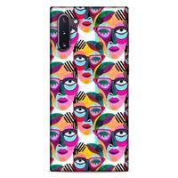 Lopard Samsung Galaxy Note 10 Uyumlu Kılıf Sürreal Yüzler ♀ (4) Koruma Kılıfı Desenli