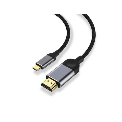 3 Metre 8 Gbps Hız 4k/30 Hz Type C To Hdmı Çevirici Dönüştürücü Tv Telefon Pc Hasır Bağlantı Kablosu