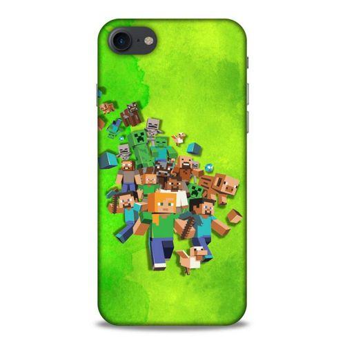 Lopard Apple Iphone 7 Uyumlu Kılıf PiXel (28) Arka Kapak Steve Karakter