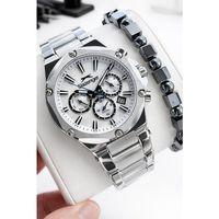 Slazenger Çelik Kordon İç Fonksiyonları Aktif 10 Atm+Bileklik Hediyeli Erkek Kol Saati VS.BLKT.0888