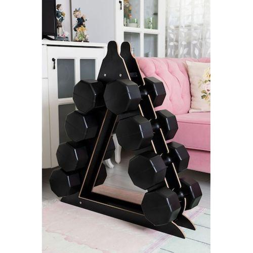 Ps Spor Standlı Ev Tipi Dambıl Seti 3 Kg + 6 Kg + 8 Kg + 10 Kg + Stand