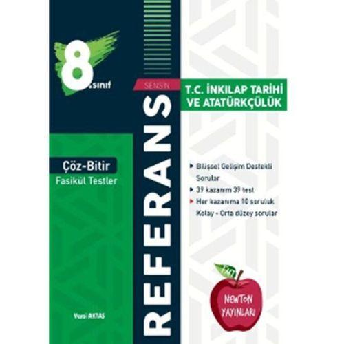 8. Sınıf LGS T.C. İnkılap Tarihi ve Atatürkçülük Çöz Bitir Referans Yeni Nesil Fasikül Testler Newton Yayınları