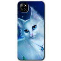 Casper Via E30 Kılıf HD Desen Baskılı Arka Kapak - Cat Glance