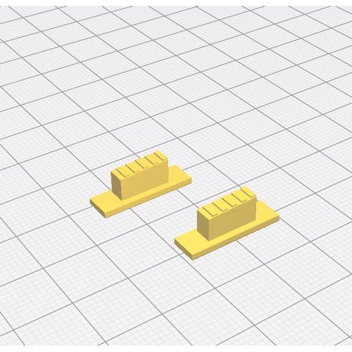 Acton X1 İleri Geri Düğmesi 2 Adet ABS Baskı 01097