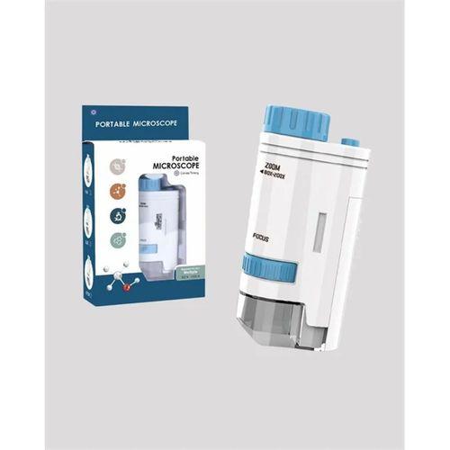 Abs Gövdeli Öğrenci Ve Hobi Mikroskobu – Mavi Renk