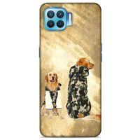 Oppo Reno 4 Lite Kılıf Köpek Kıyafetleri (32) Soft Silikon Kılıf Golden Kapişonlu Polar