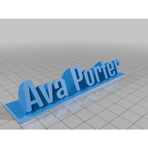 My Customized Sweeping 2 Çizgili İsim Plakası Metni 3D Baskı (Bu ürün Sadece Plastik parçadır - Almadan Önce Soru Sorabilirsiniz)