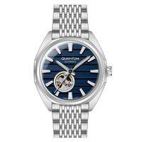 Quantum QMG1244.390 Otomatik Çelik Gri Lacivert Kadran 10 ATM 41 mm Erkek Kol Saati