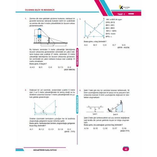 2026 ALES GEOMETRİNİN Kara Kutusu ÖSYM Çıkmış Soru Havuzu Bankası Konu Özetli Video/PDF Çözümlü