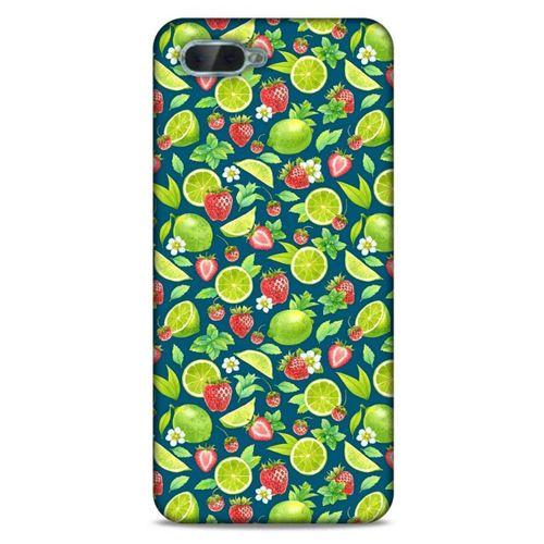 Frutix Çilek Lime 01 Oppo Rx17 Neo Kılıf Desenli Silikon