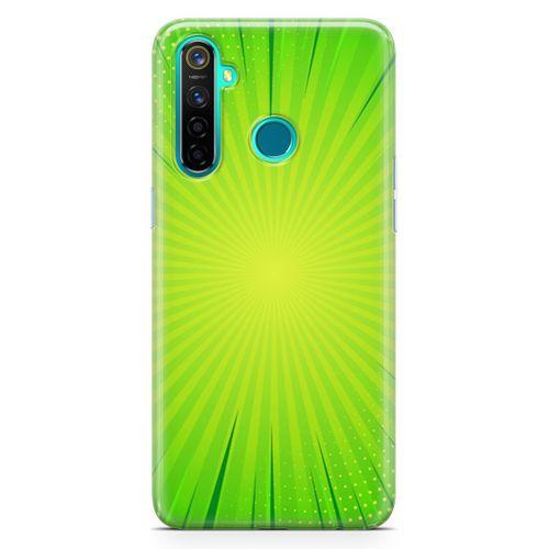 Oppo Realme 5 Pro Kılıf Fıstık Yeşili Sonsuzluk Arka Kapak Koruma Desenli Full Koruyucu