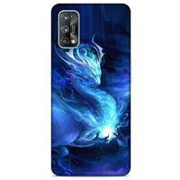 Oppo Realme 7 Pro Kılıf Dragons (36) Glitter Kılıf Ejderha Ateşi