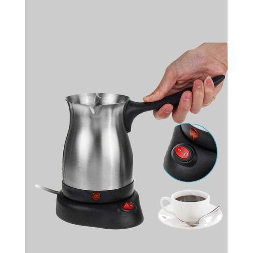 Paslanmaz Çelik Elektrikli Cezve 800w 6 Fincan Kapasiteli