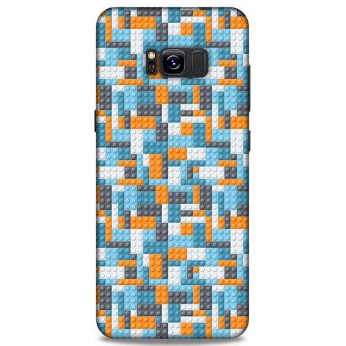 Lopard Samsung Galaxy S8 Plus Uyumlu Kılıf BloX (43) Thin Fit Kılıf Turuncu Beyaz