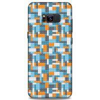 Lopard Samsung Galaxy S8 Plus Uyumlu Kılıf BloX (43) Thin Fit Kılıf Turuncu Beyaz