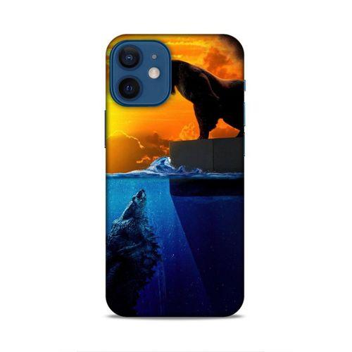Apple iPhone 12 Mini Uyumlu Kılıf BMovie (32) Soft Silikon Kılıf Godzilla
