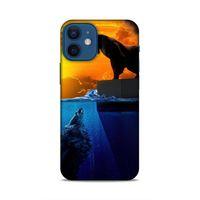 Apple iPhone 12 Mini Uyumlu Kılıf BMovie (32) Soft Silikon Kılıf Godzilla