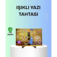 Yaratıcı Çizim Ve Mesajlar İçin Led Işıklı Renkli Tahta