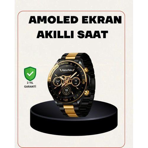 Amoled Akıllı Saat Manyetik Şarj Gps Destekli Spor Ve Günlük Kullanım