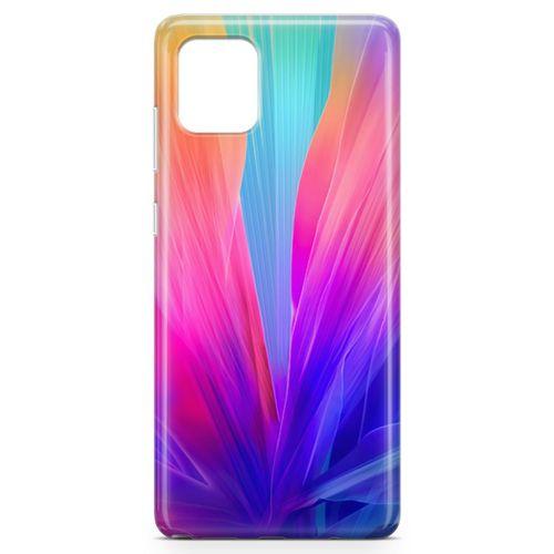 Samsung Galaxy A81 Kılıf Makro Çiçek Arka Kapak Koruma Desenli Full Koruyucu