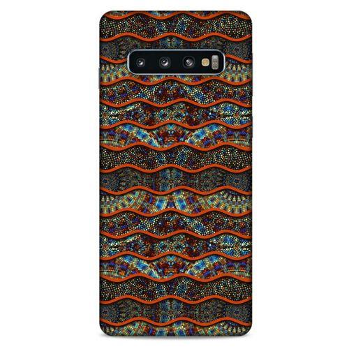 Samsung Galaxy S10 Kılıf Baskılı Özel Seri Taşlı (35) Fit Design Kılıf