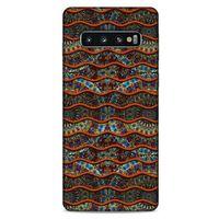 Samsung Galaxy S10 Kılıf Baskılı Özel Seri Taşlı (35) Fit Design Kılıf