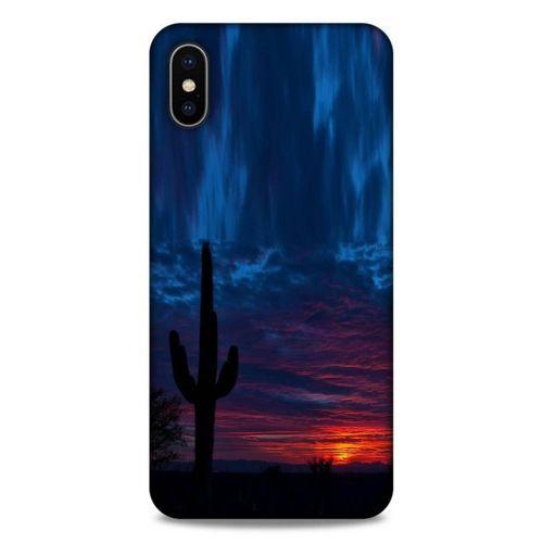 Lopard Apple iPhone XS Max Uyumlu Kılıf Gece'S (12) Koruyucu Silikon Mavi