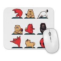 Cat Yoga Köpek Mouse Pad