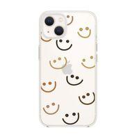 iPhone 13 Smile Desenli Premium Silikonlu Şeffaf Telefon Kılıfı