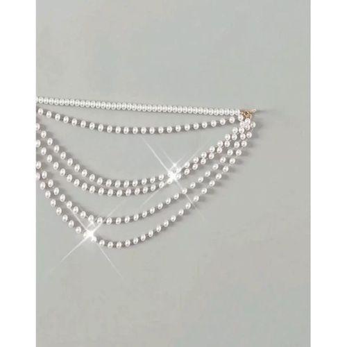 İnci Şıklığıyla Plajlarda Parla – Ayarlanabilir Bikini Zincir Aksesuarı