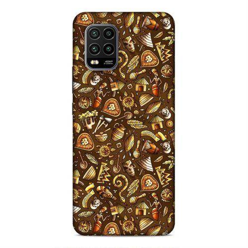 Xiaomi Mi 10 Lite Kılıf Maskeli Balo Doodle Arka Kapak Silikon Koruma Full Koruyucu