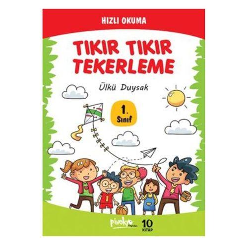 Yuva 1.Sınıf Tıkır Tıkır Tekerleme Seti 10Lu 16şar syf